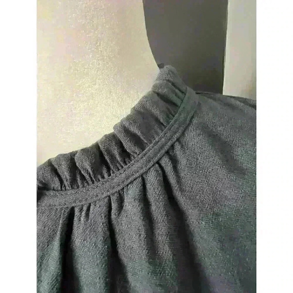 Nine West Woman's Gray Lined Ruffle Blouson Mini Dress- Size M - Picture 12 of 12